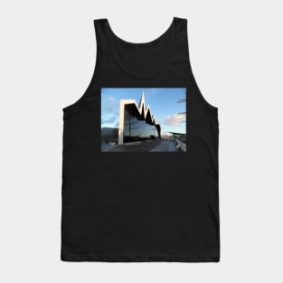 Scottish Photography Series (Vectorized) - Riverside Museum, Glasgow Tank Top